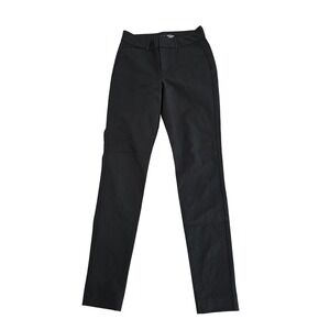Old Navy High Rise Pixie Skinny Pants Black Women's Size 4 Secret Smooth Pockets